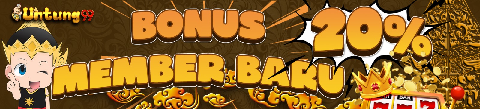 Bonus Member Baru 20%